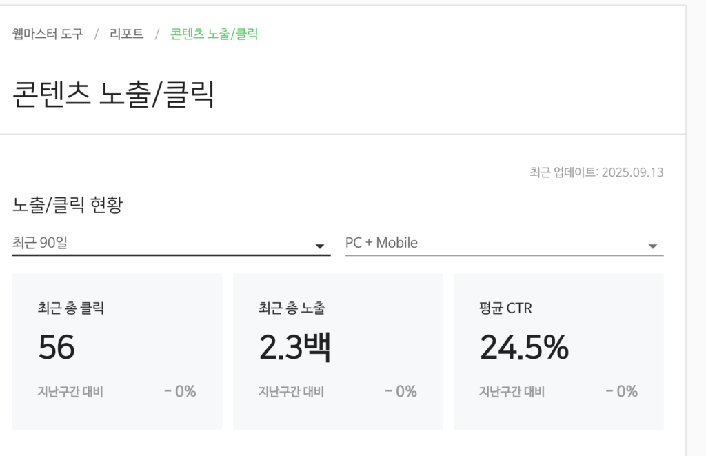 네이버노출현황